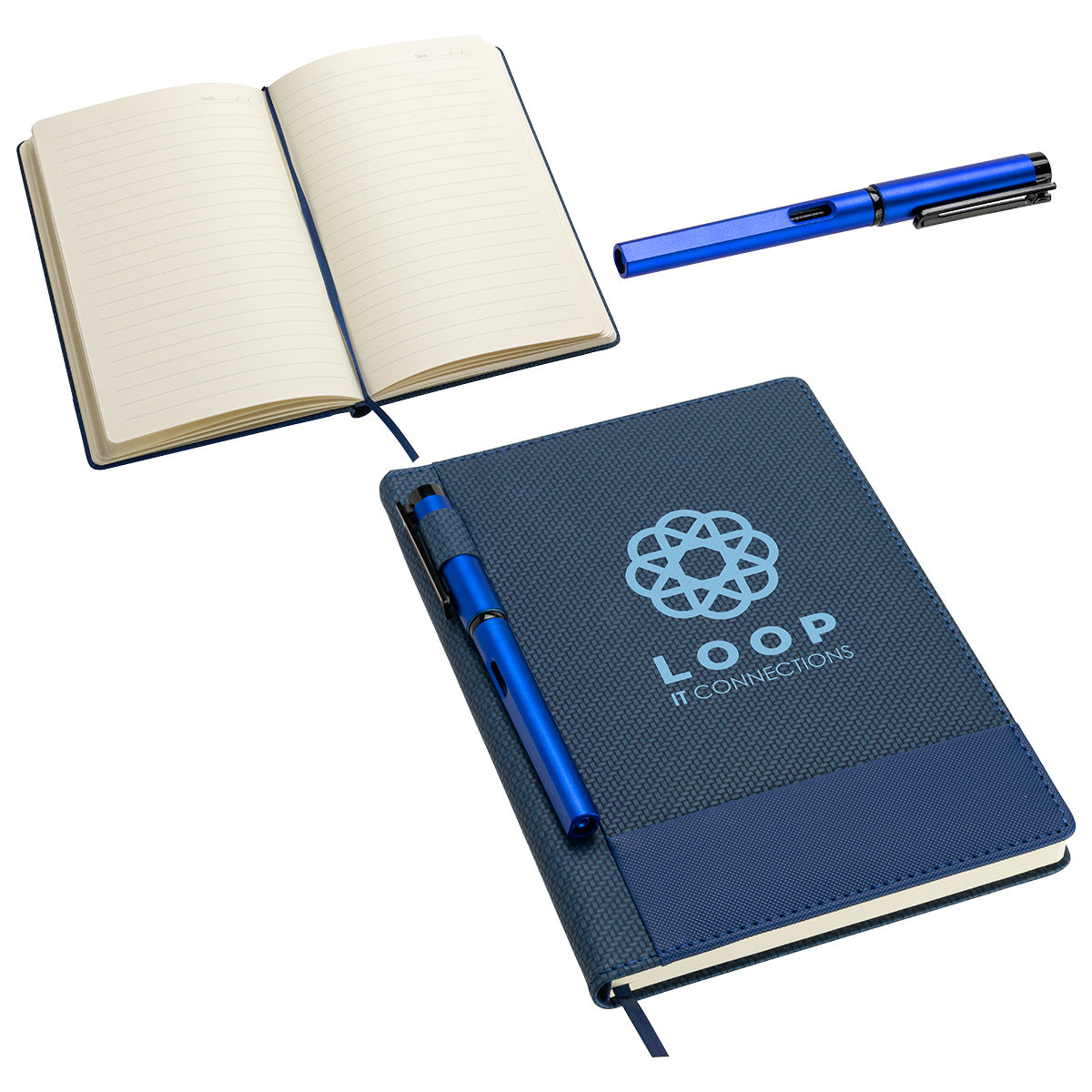 Symposium Textured Journal with Pen