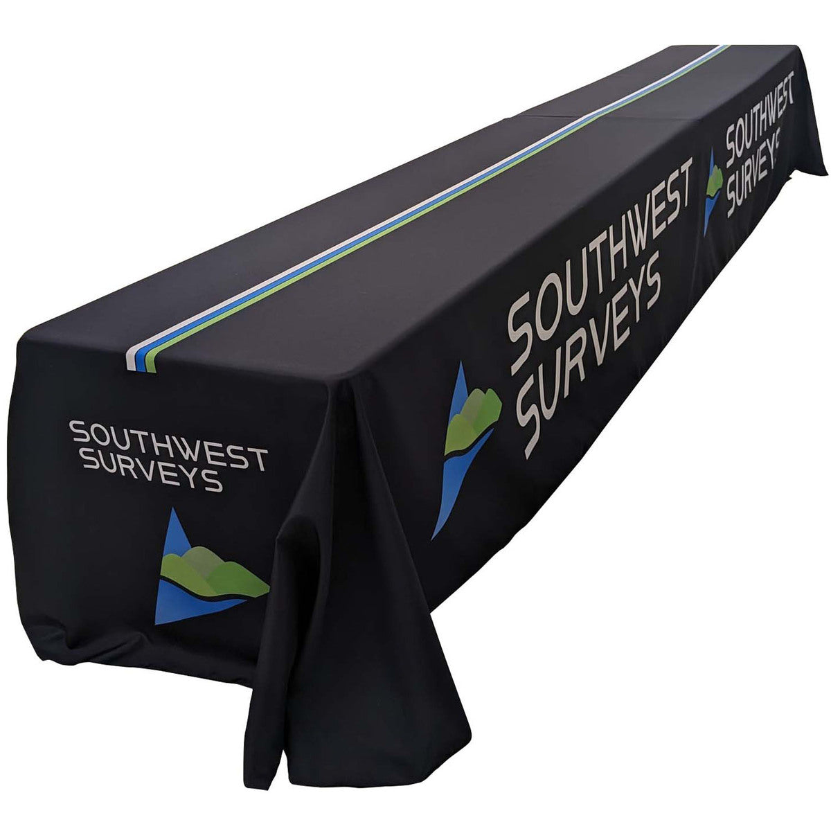 24 Hr Express Ship - Sublimated Table Cloth for 16' table (or 2 x 8' tables combined), Closed back