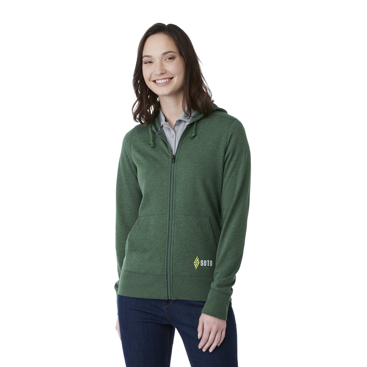 Women's ARGUS Eco Fleece Full Zip Hoody