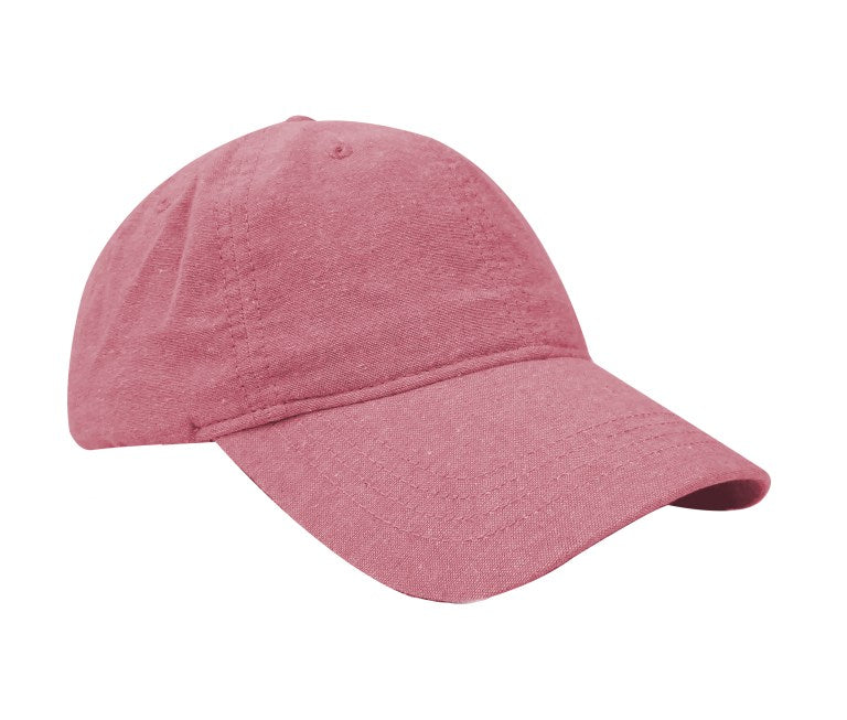 Unconstructed Garment Washed Pigment Dyed Solid Cap