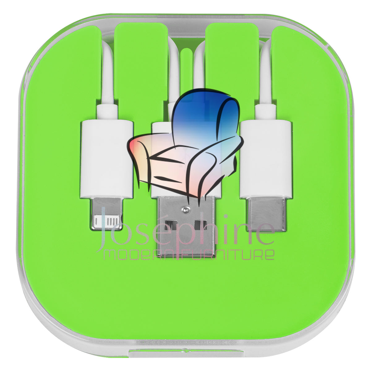 3-in-1 Charge Cable With Phone Stand