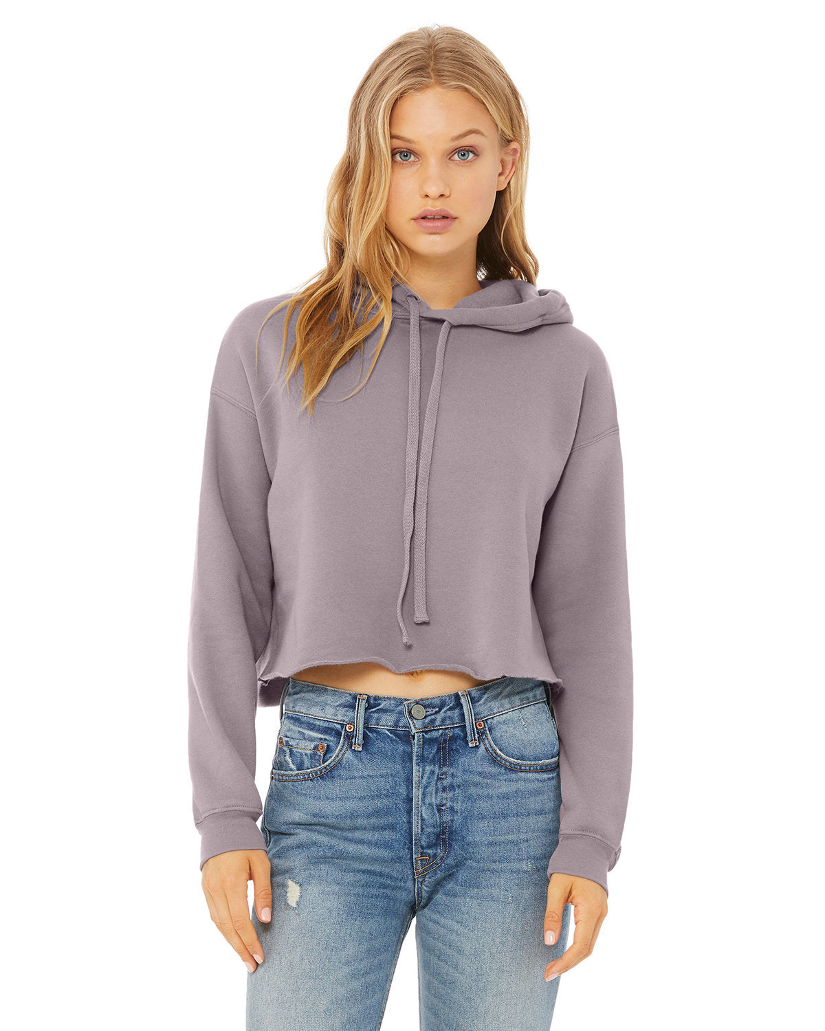 BELLA+CANVAS Ladies' Cropped Fleece Hoodie