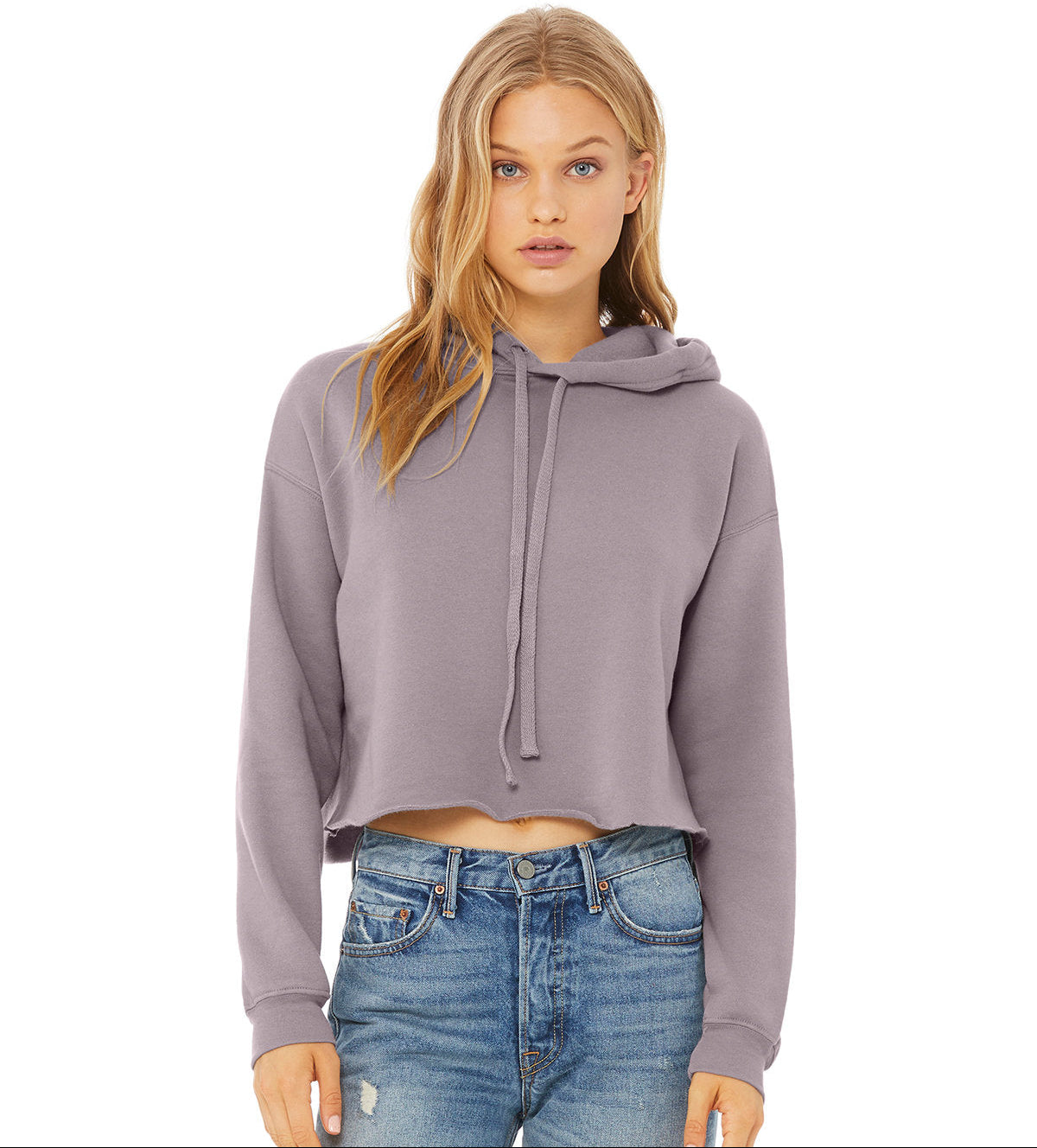BELLA+CANVAS Ladies' Cropped Fleece Hoodie