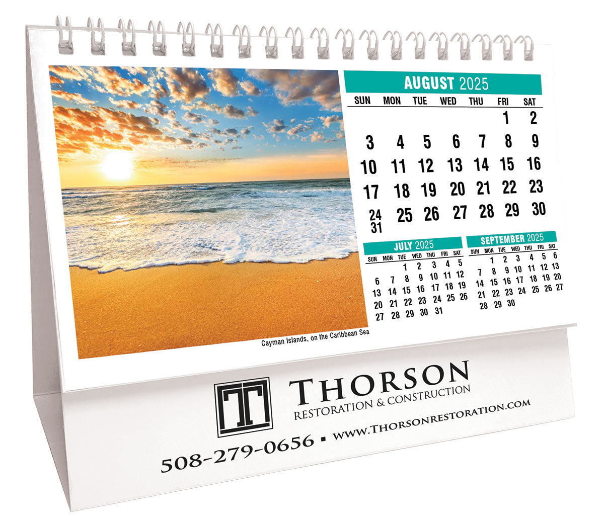 Galleria Sun, Sand & Surf Desk Tent Calendar