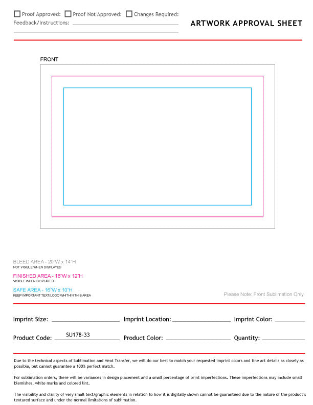 Colored Sublimated Rally, Skate Towels with Jersey stripes, 12x18 Sublimated Edge to Edge 1 side