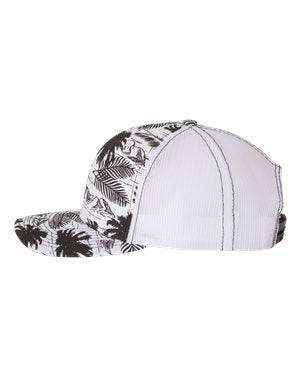 000458 Richardson® Patterned Snapback Trucker Cap