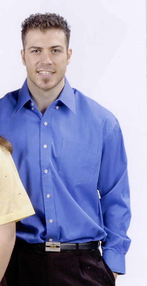 Men's Textured Finish Short Sleeve Dress Shirt (Navy Blue) (3x-5x)