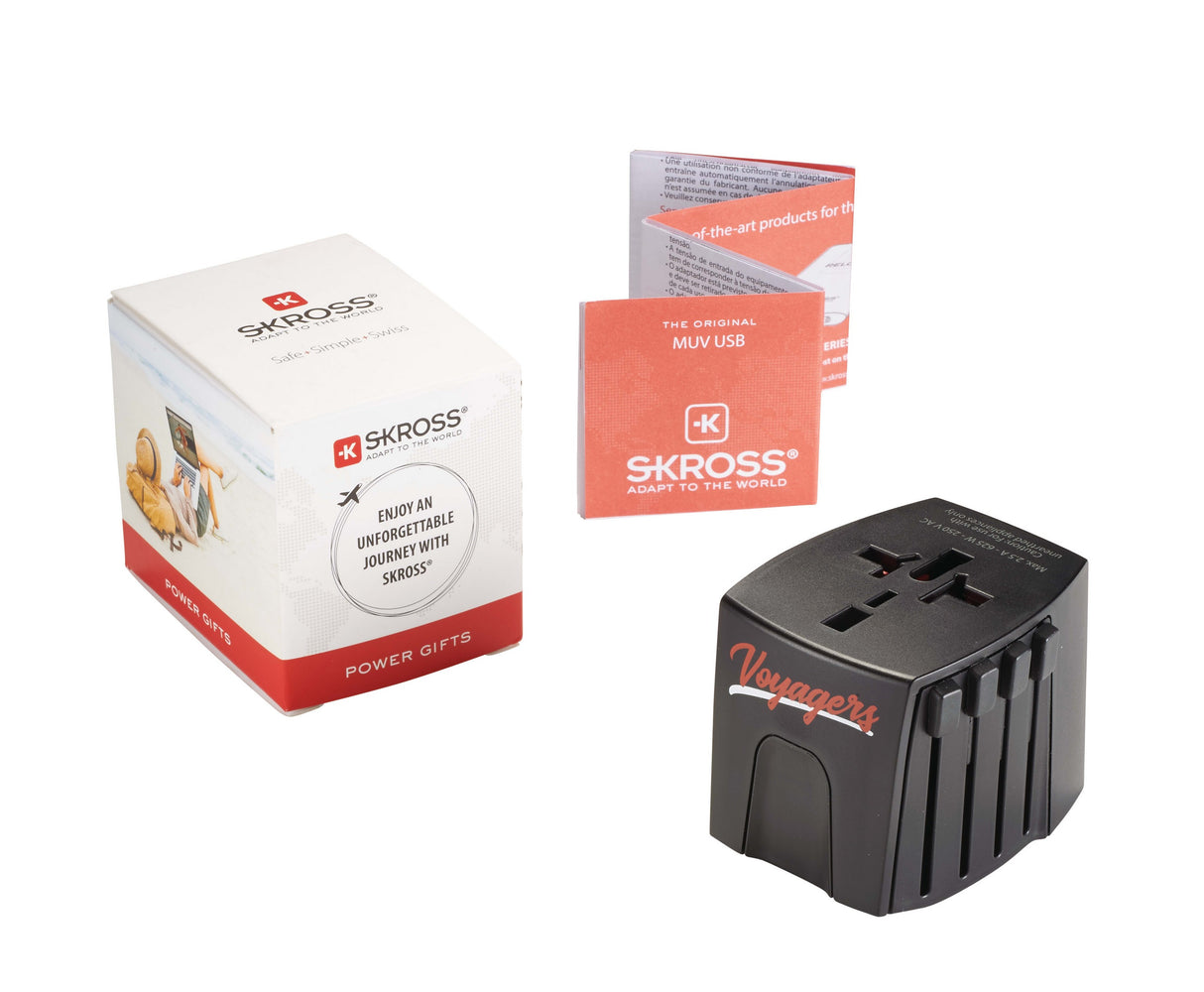 SKROSS World Travel Adapter MUV USB Type A & Type