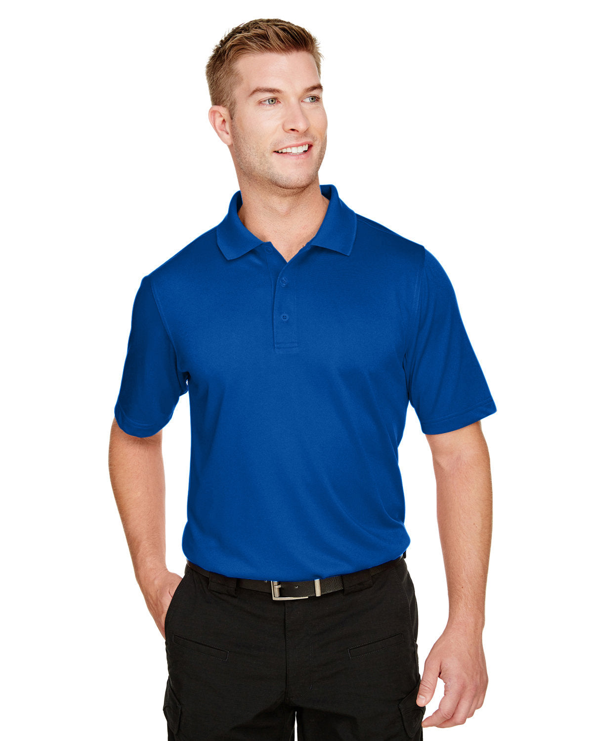 000169 Harriton Men's Advantage Snag Protection Plus Polo
