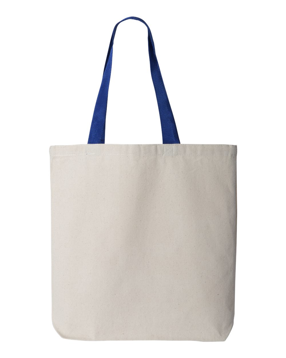 000504 Q-Tees™ 11L Canvas Tote w/Contrast Color Handles