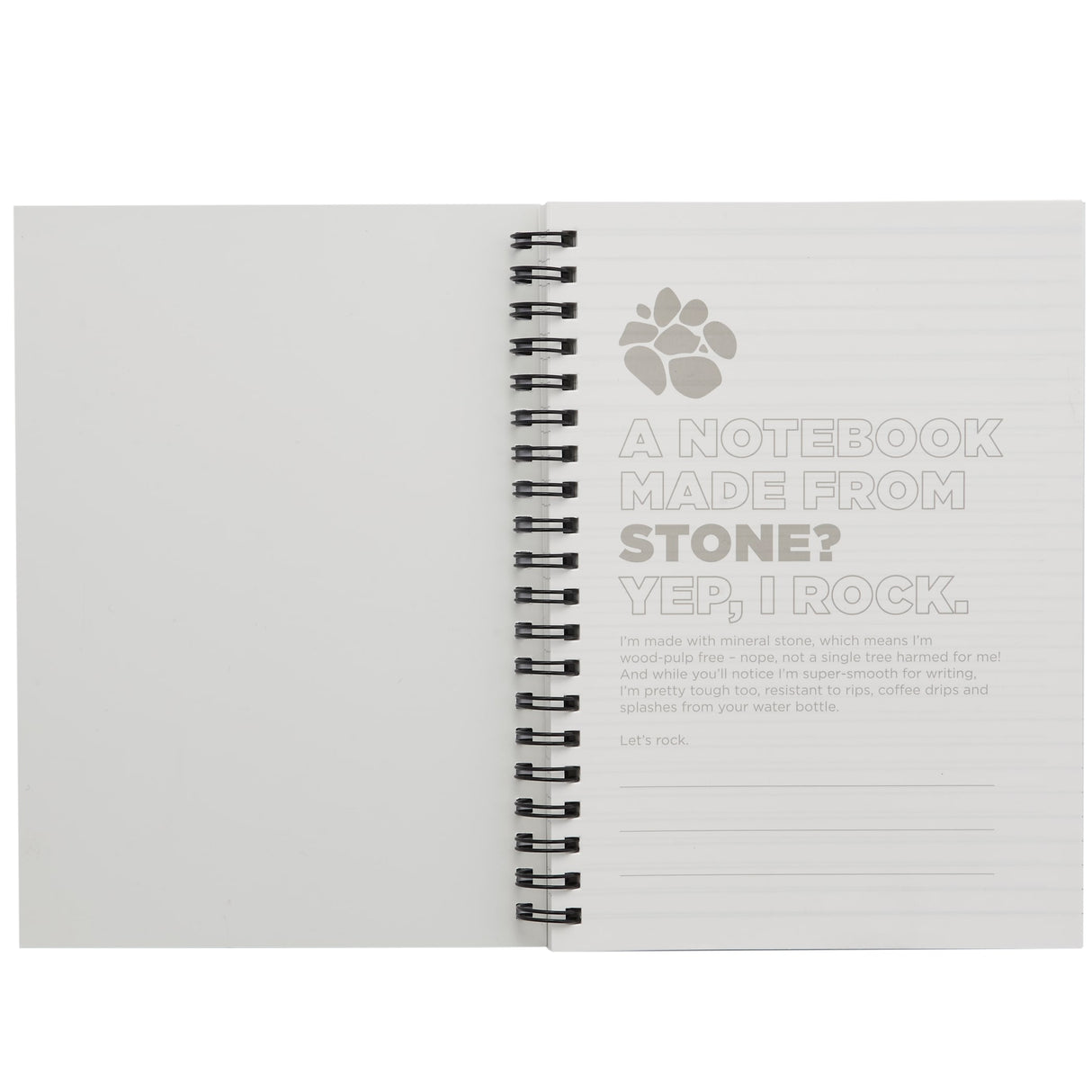 5" x 7" Mineral Stone Field Spiral Notebook