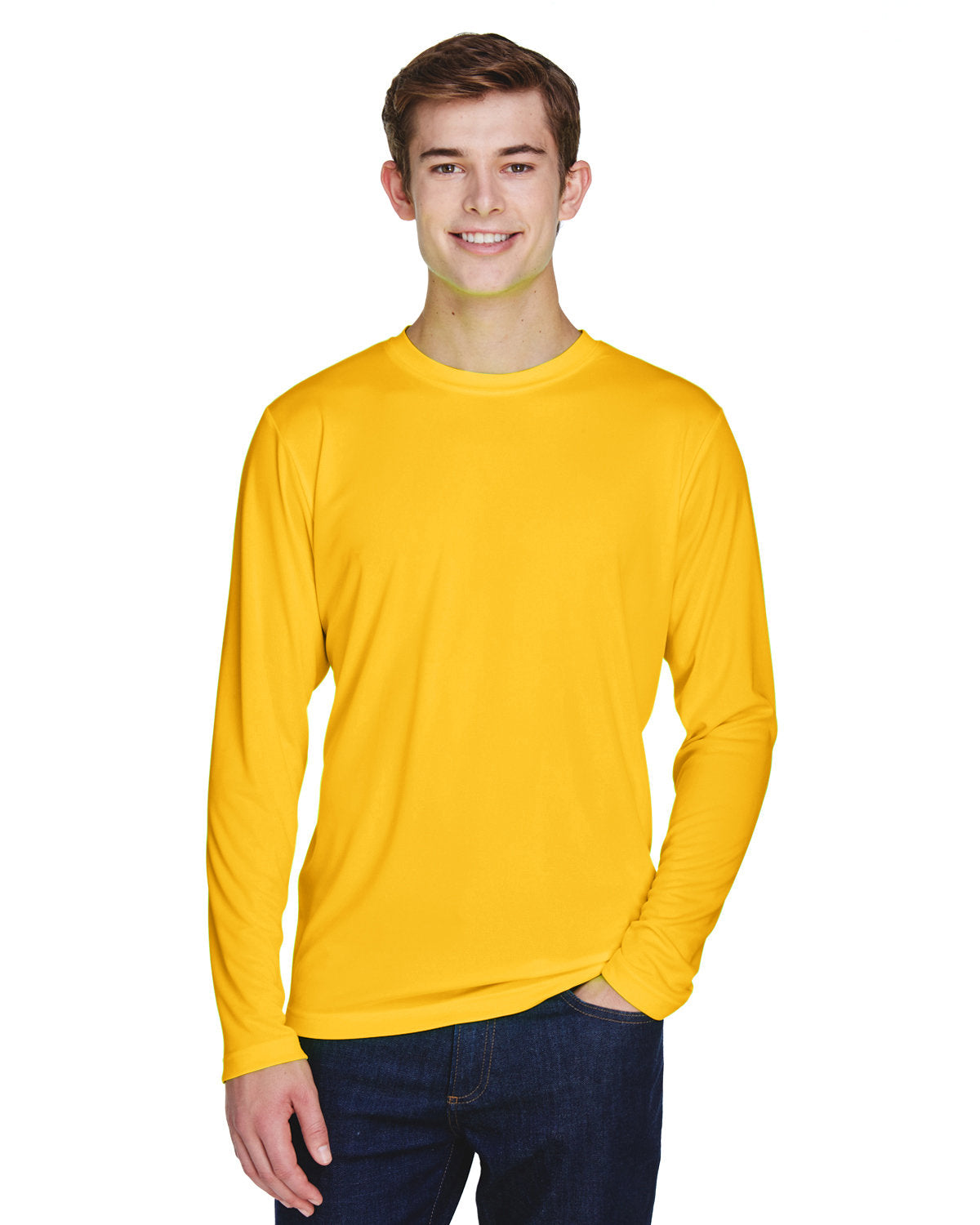 000193 Team 365 Men's Zone Performance Long-Sleeve T-Shirt