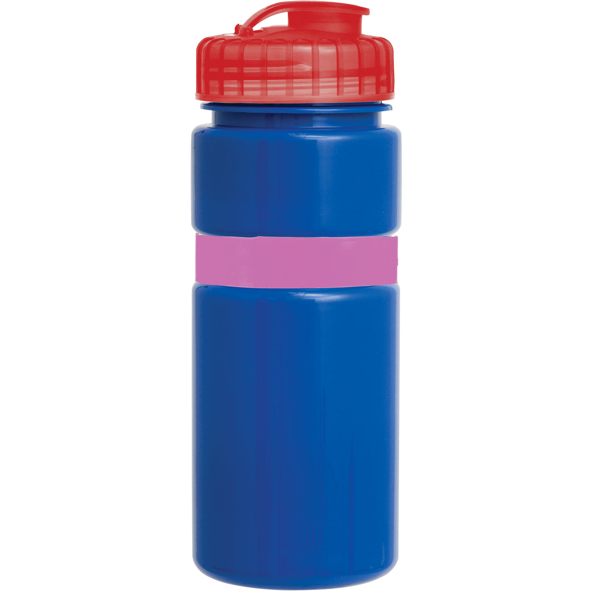 20 Oz. Sportster Bottle with Silicone Gripper Band w/ Push Pull Lid
