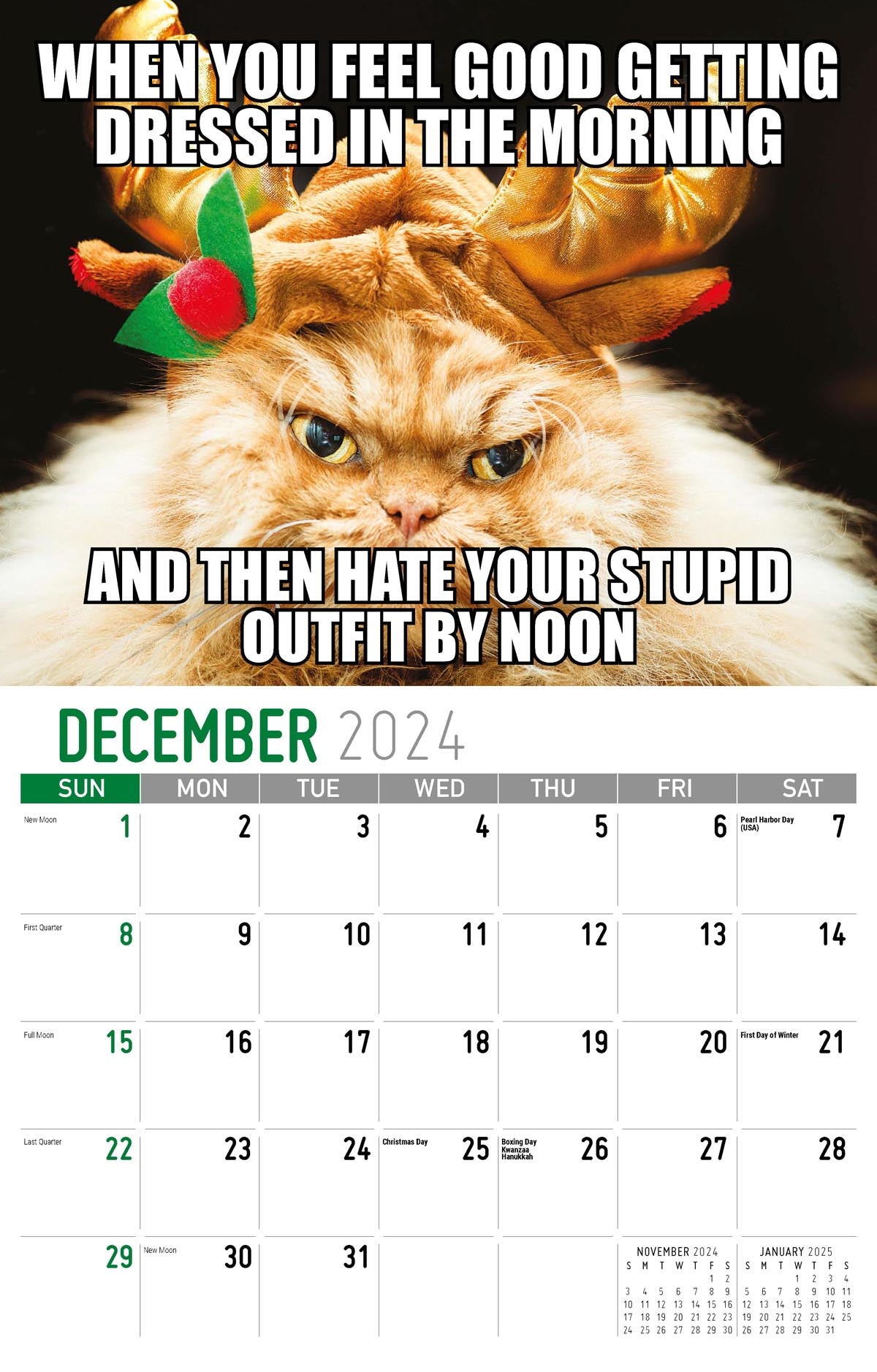 Galleria Wall Calendar 2025 The Memeing Of Life