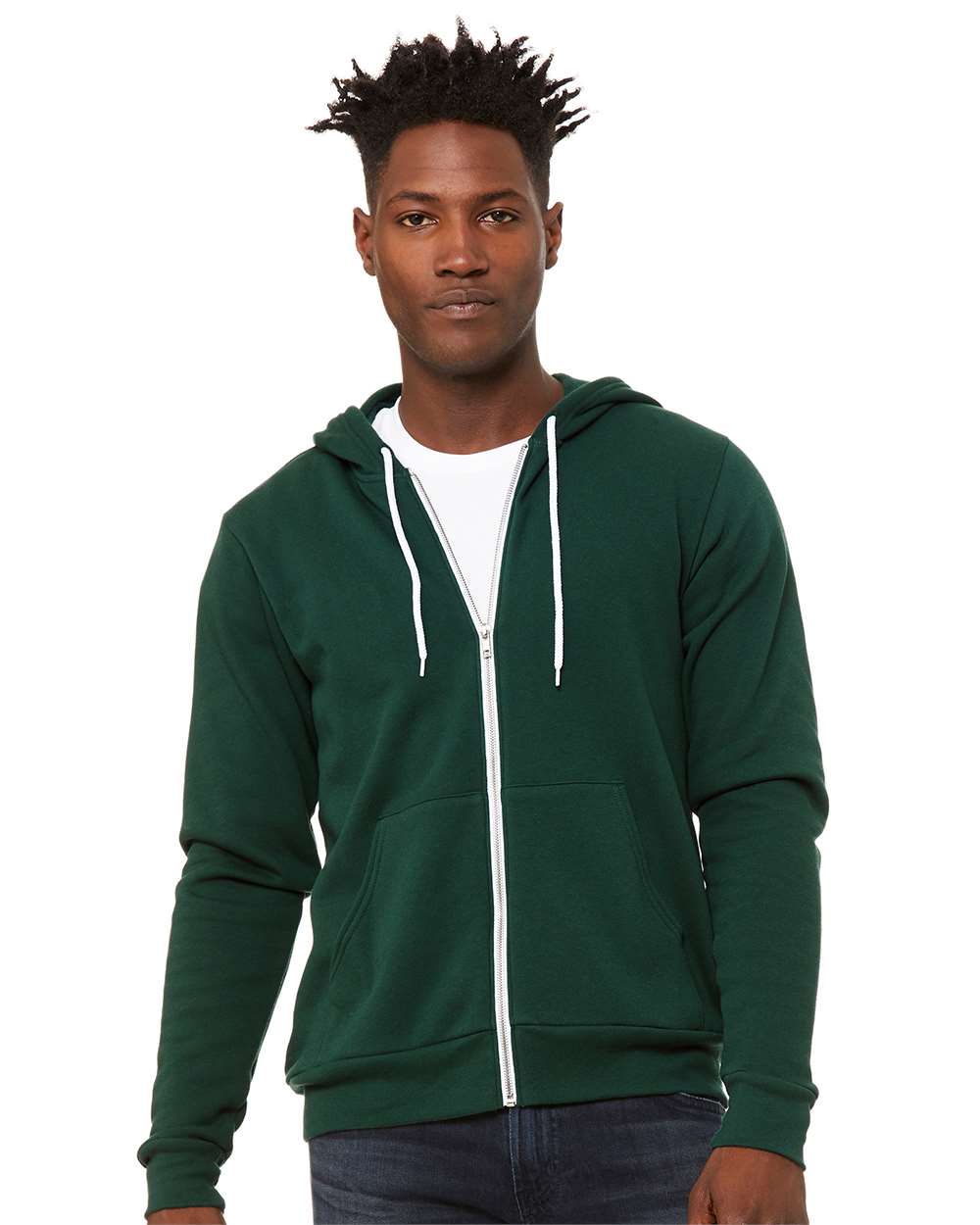 000035 Bella+Canvas® Unisex Sponge Fleece Full-Zip Hoodie