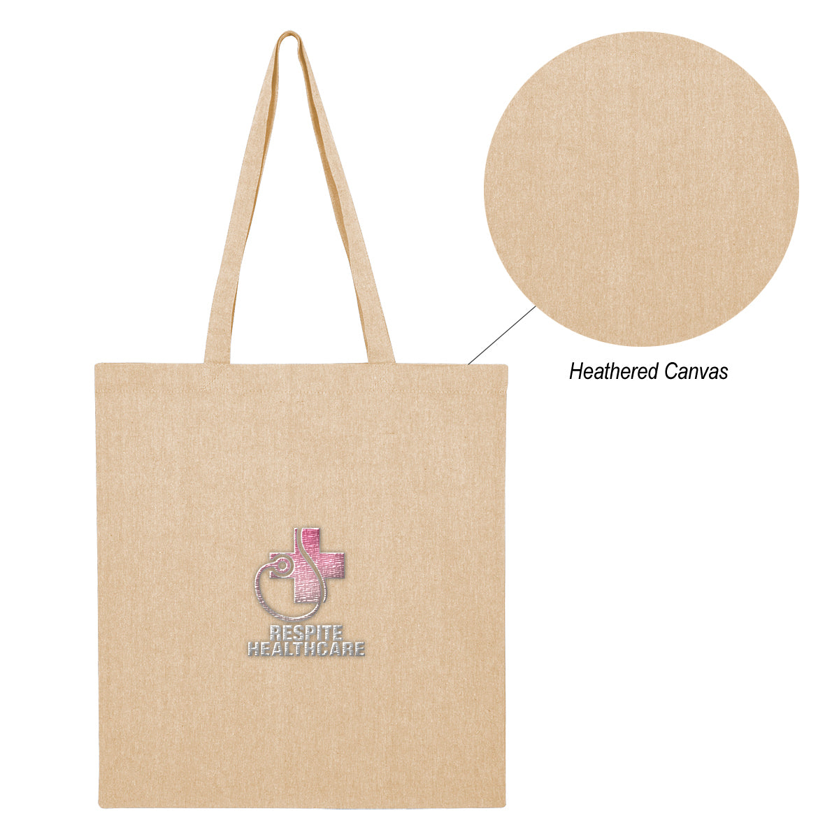 Harlow Heathered Tote Bag