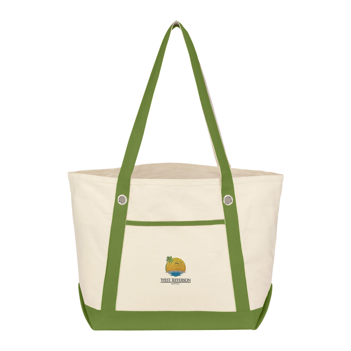 Medium Cotton Canvas Sailing Tote Bag