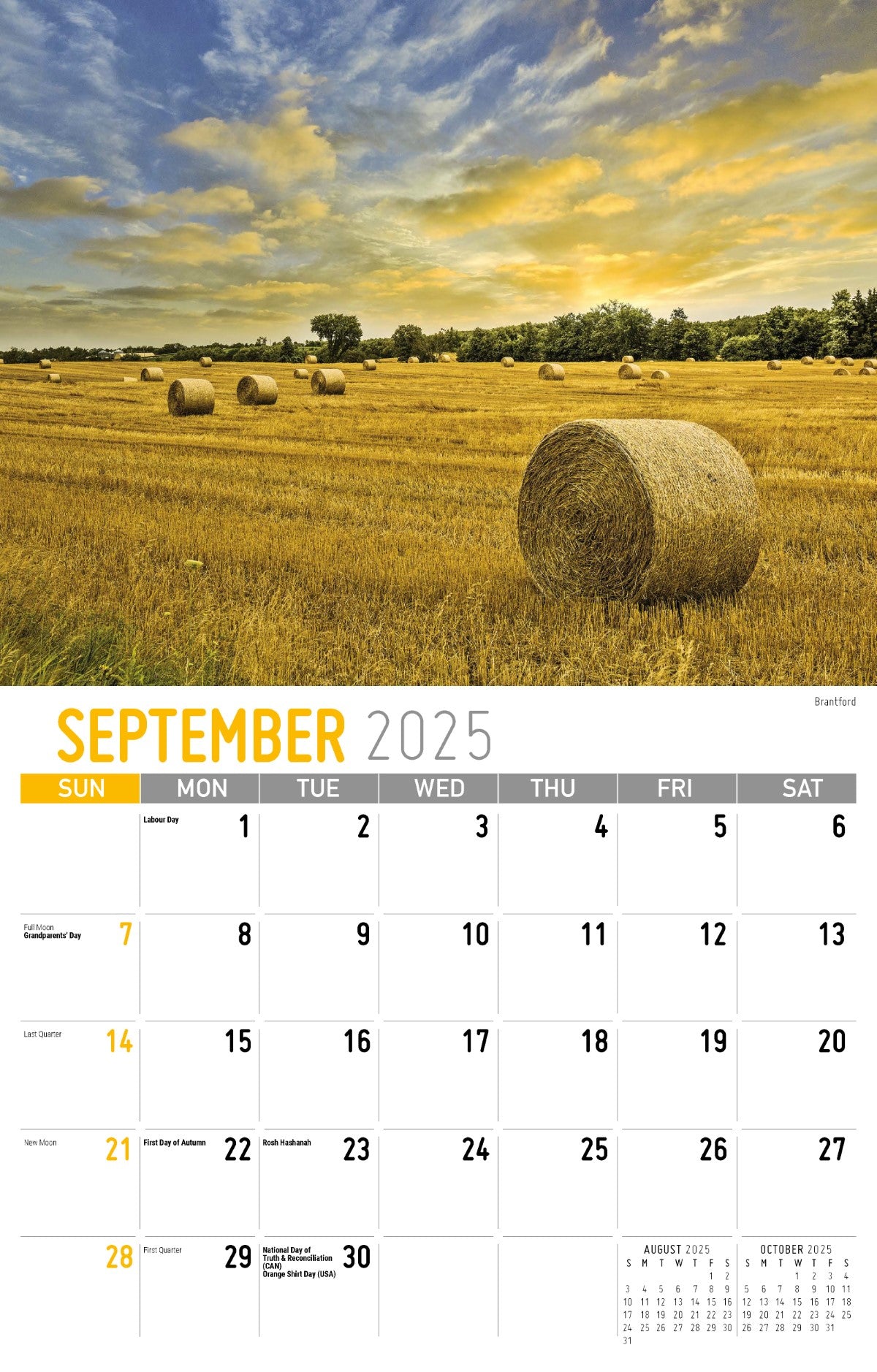 Galleria Wall Calendar 2025 Scenes of Ontario