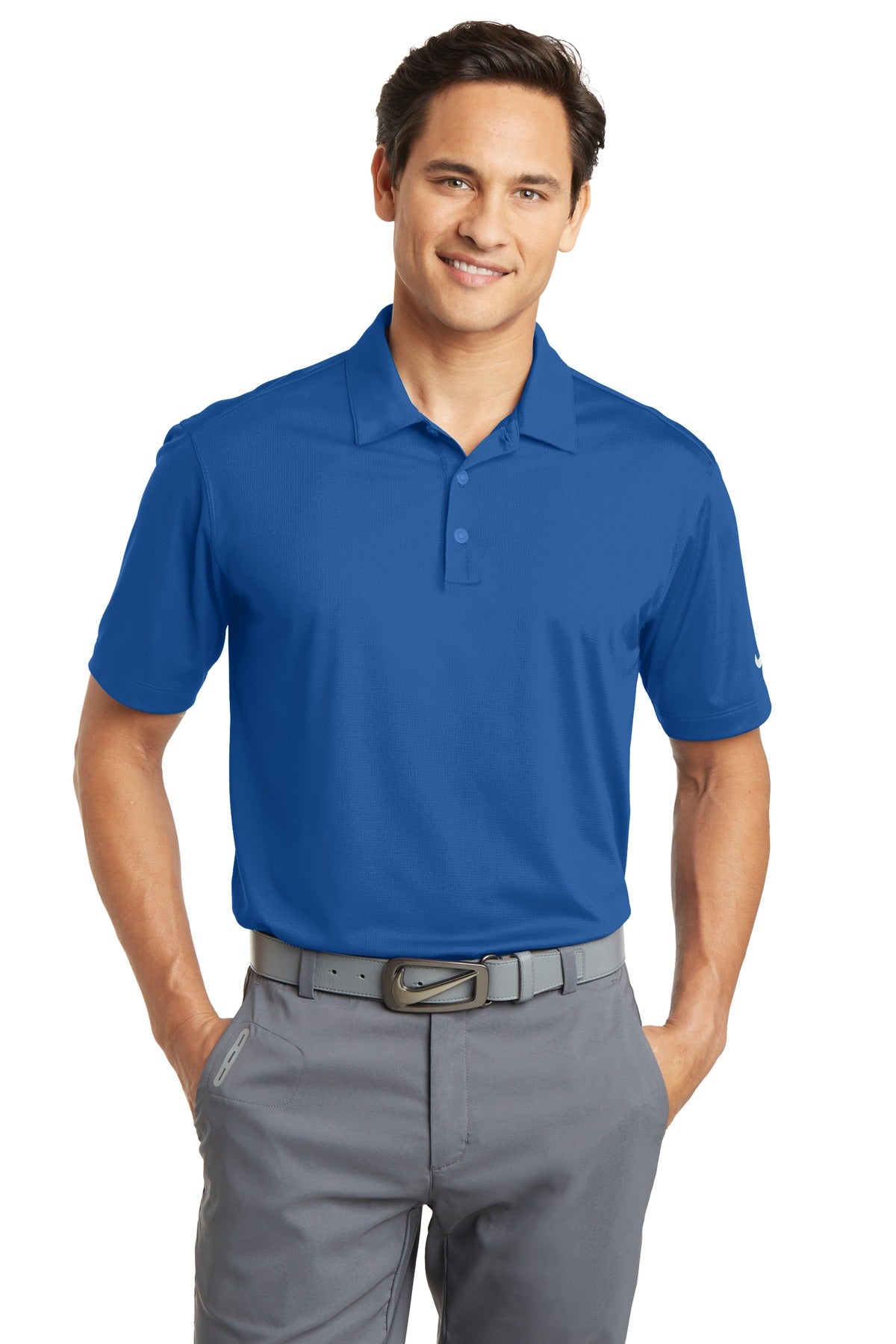 Nike Adult Dri-Fit Vertical Mesh Polo Shirt