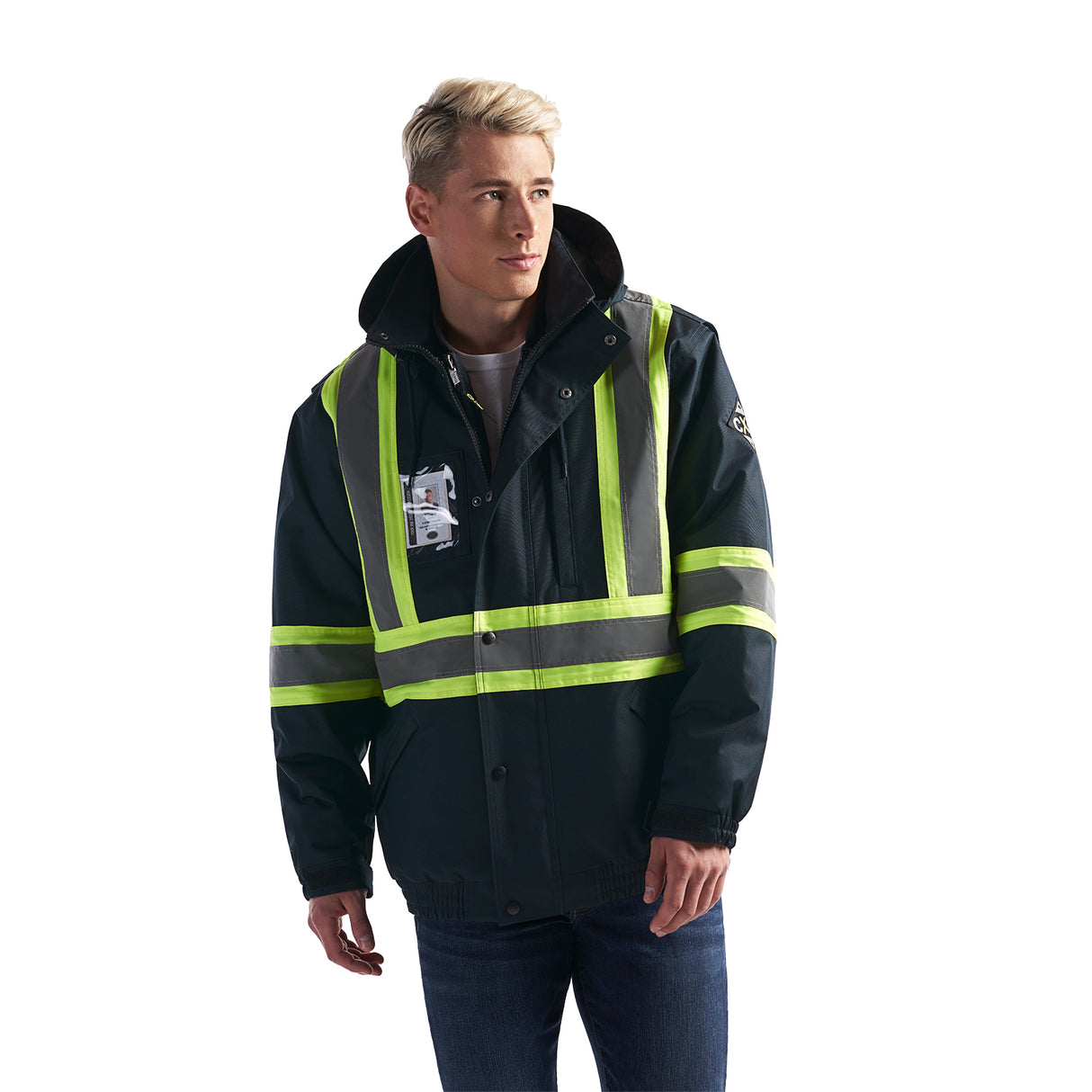 3 In 1 Hi-Vis Bomber Jacket