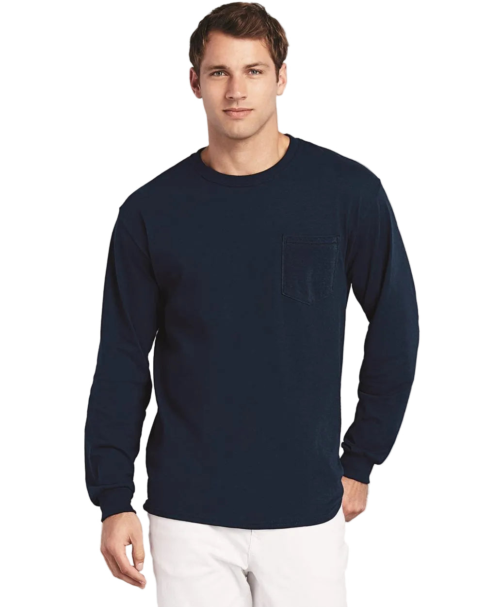Gildan Ultra Cotton Long Sleeve Pocket T-Shirt