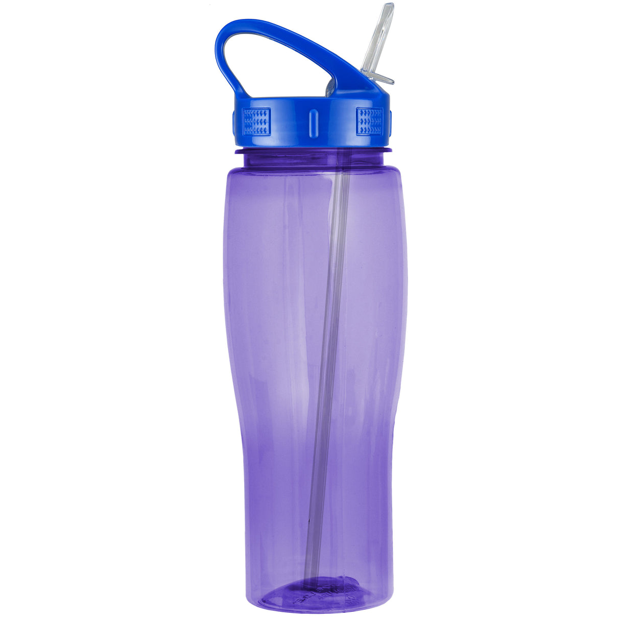 24 Oz. Contour Translucent Bottle w/ Sport Sip Lid and Straw