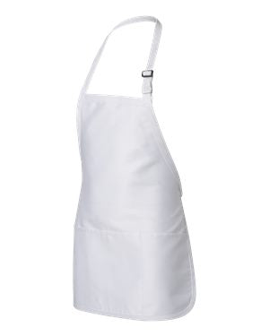 000509 Q-Tees Full-Length Apron w/Pouch Pocket