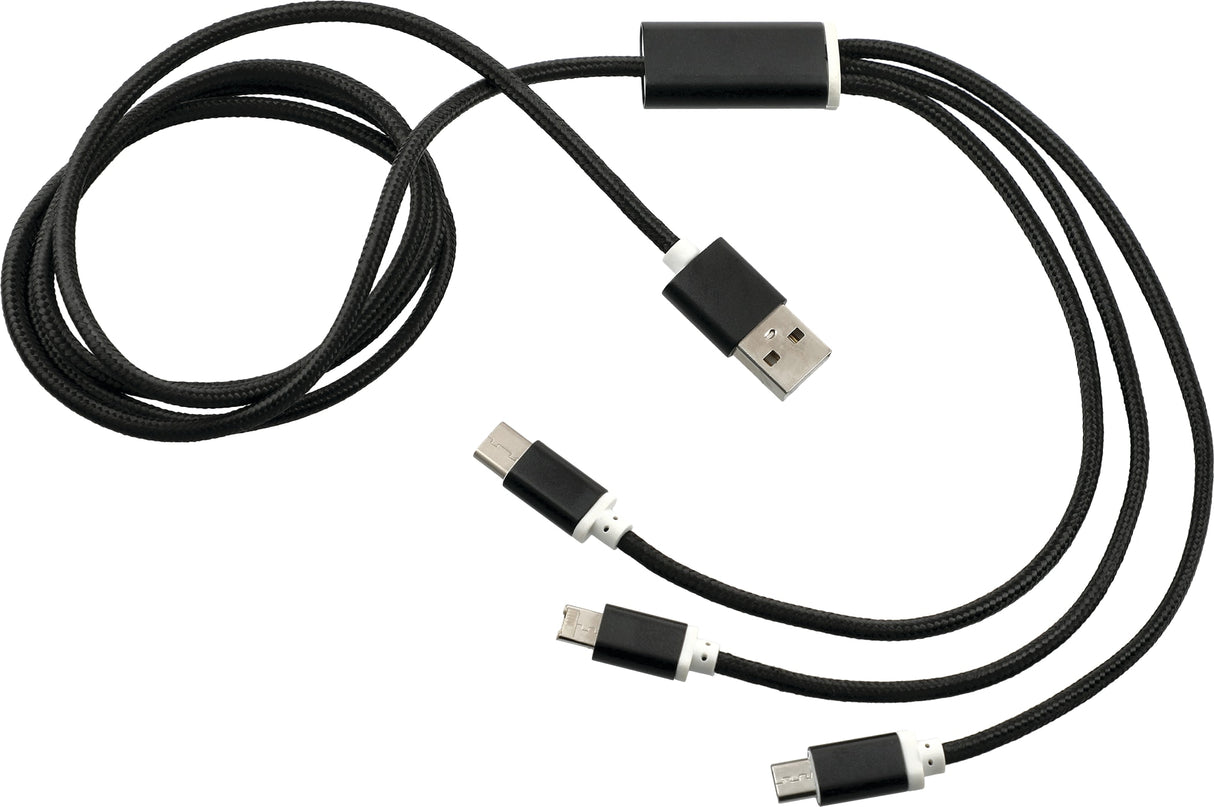 000285 Realm 3-in-1 Long Charging Cable