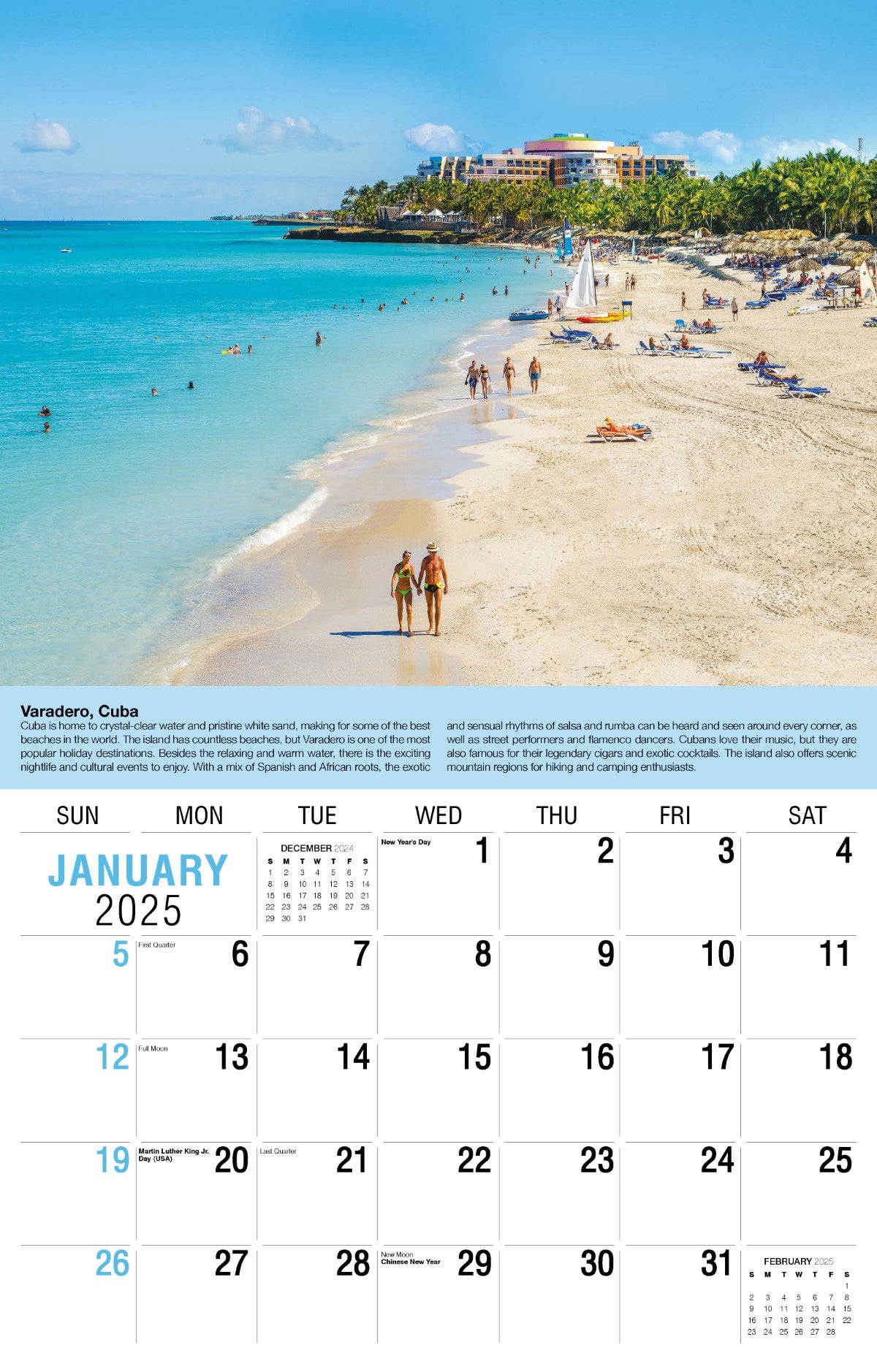 Galleria Wall Calendar 2025 World Travel