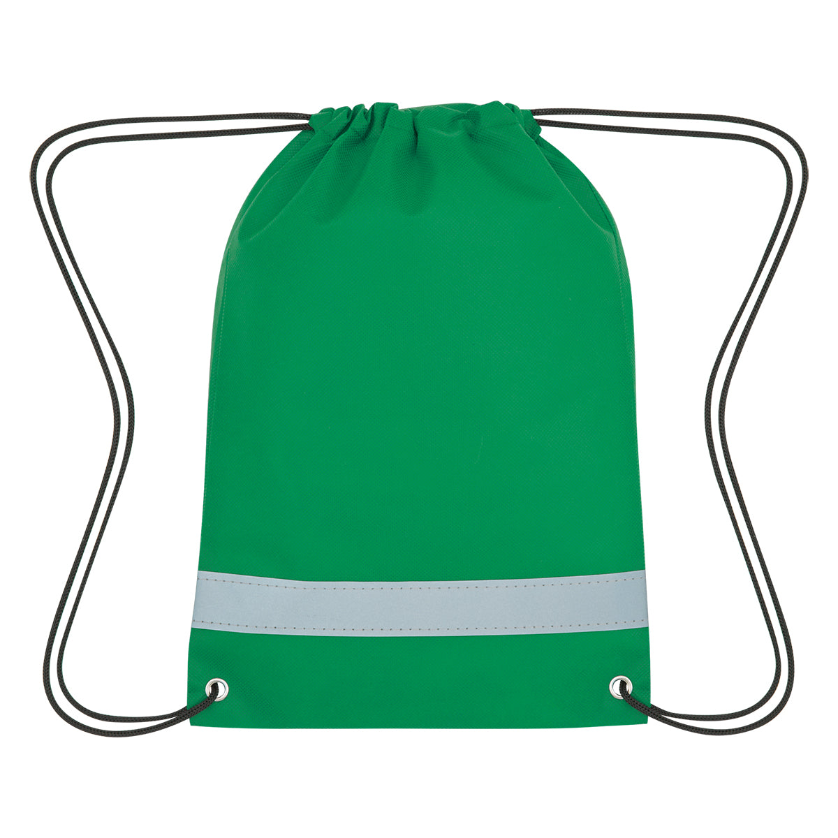 Lil' Bit Reflective Non-woven Drawstring Bag
