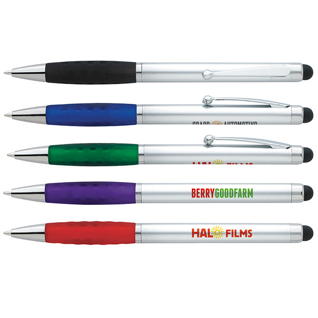 Good Value® Silver Stylus Grip Pen