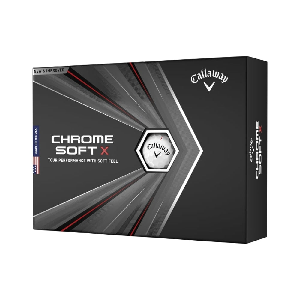 Callaway® Chrome Soft X Logo 12 Pack Golf Balls