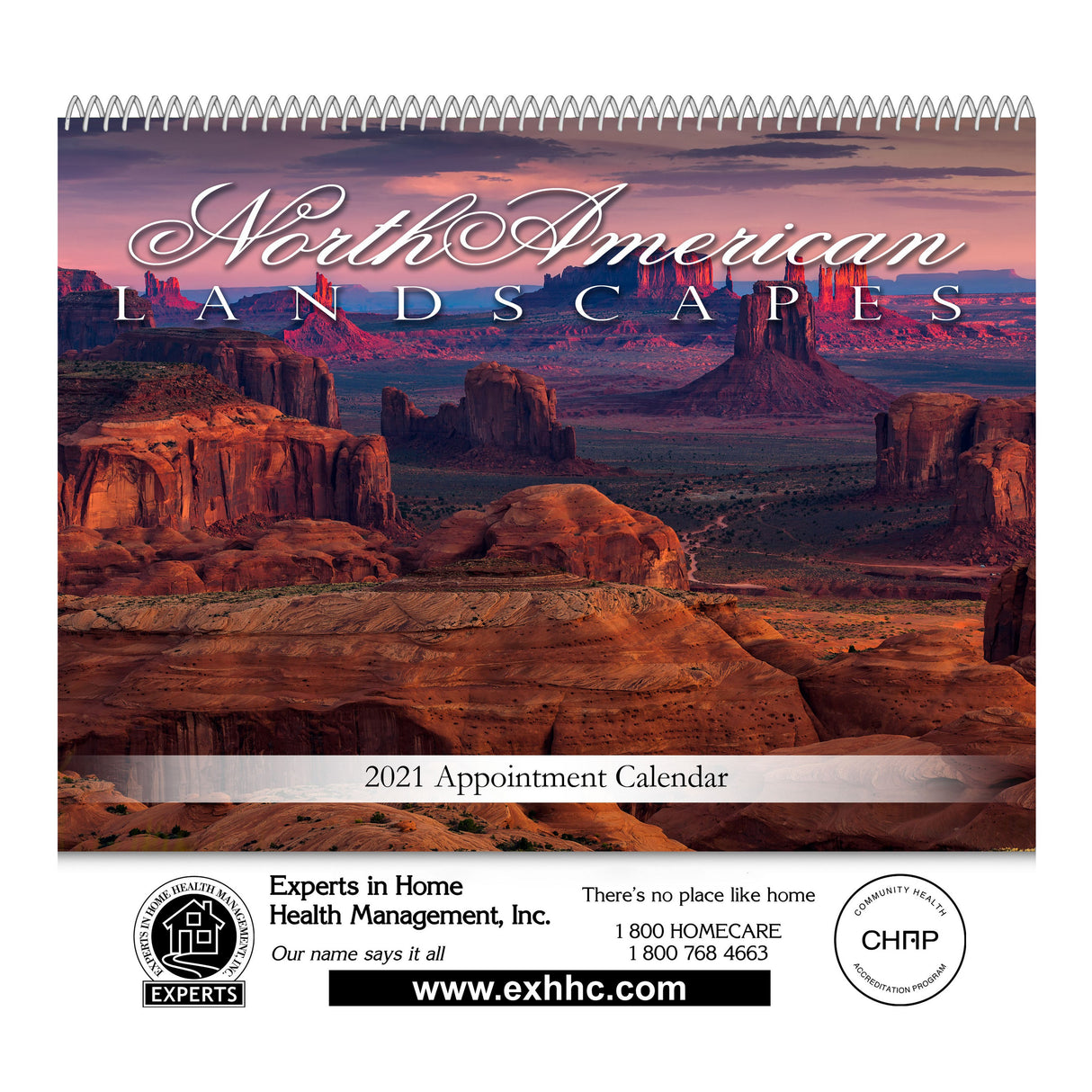 Spiral Bound Wall Calendar (Landscapes of North America)
