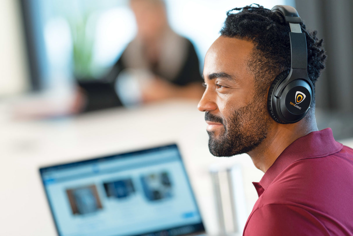 000371 Hush Active Noise Cancellation Bluetooth Headphone