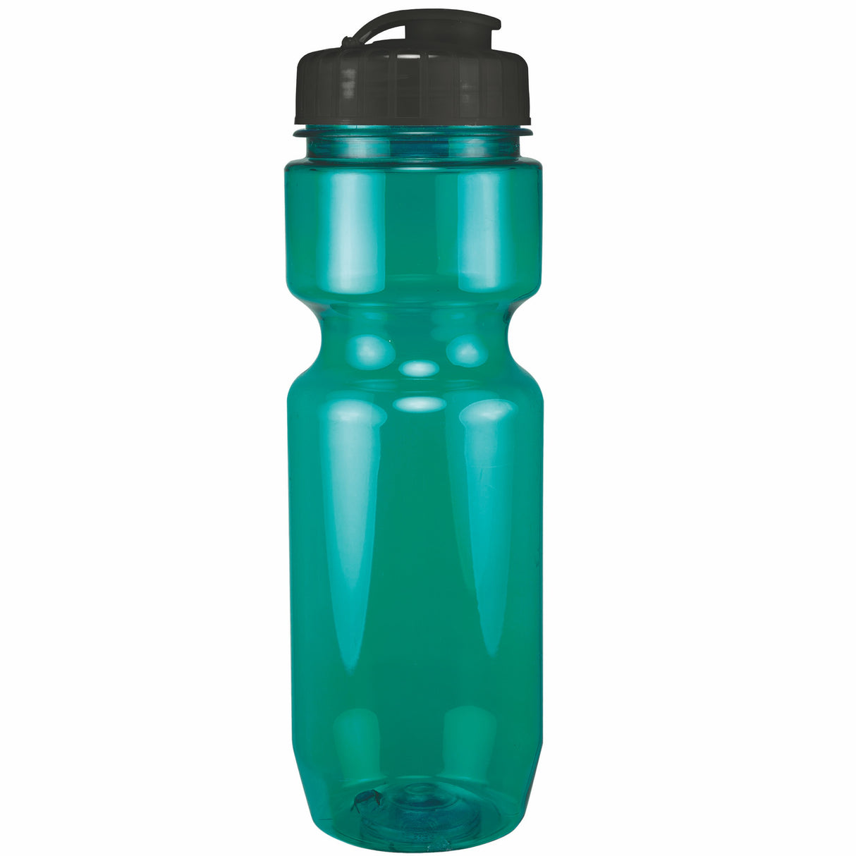 22 Oz. Translucent Bike Bottle w/ Flip Top Lid