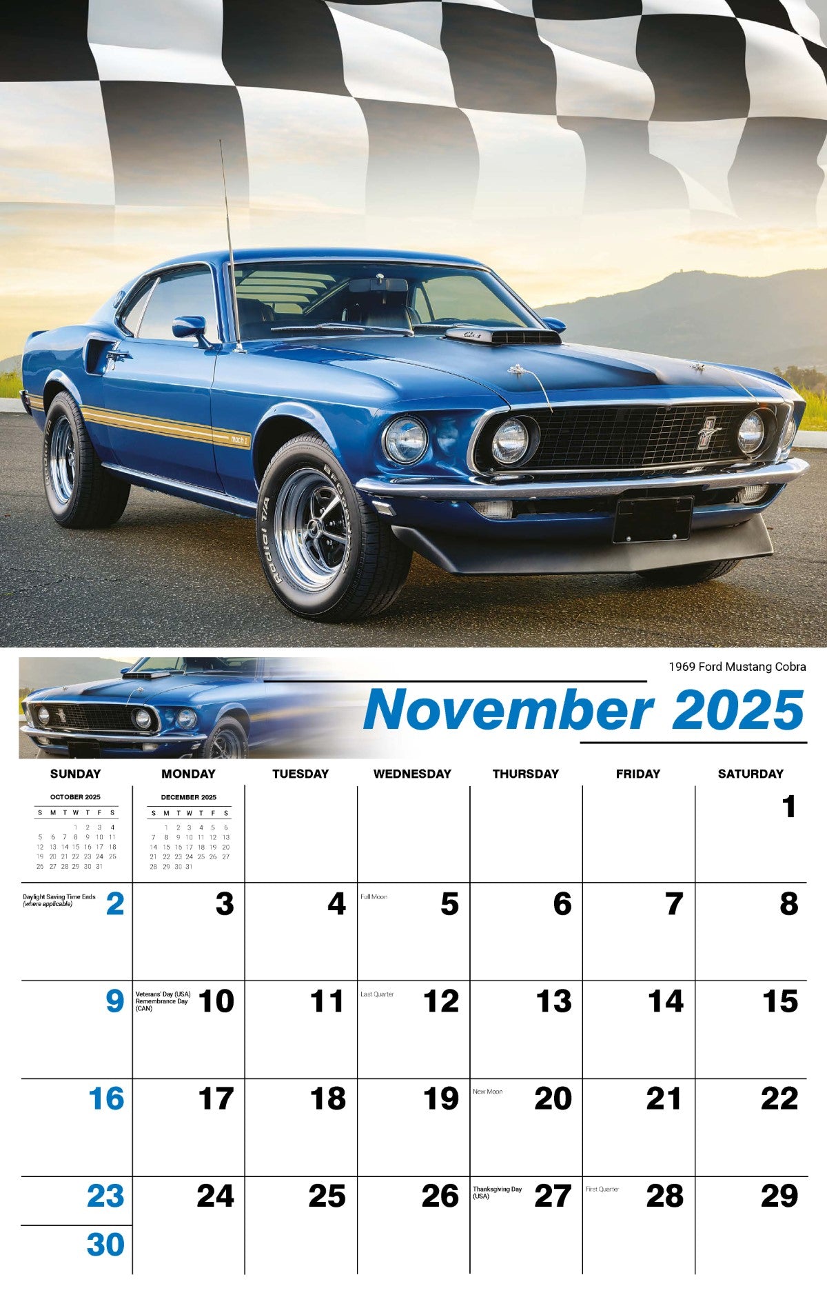 Galleria Wall Calendar 2025 Road Warriors