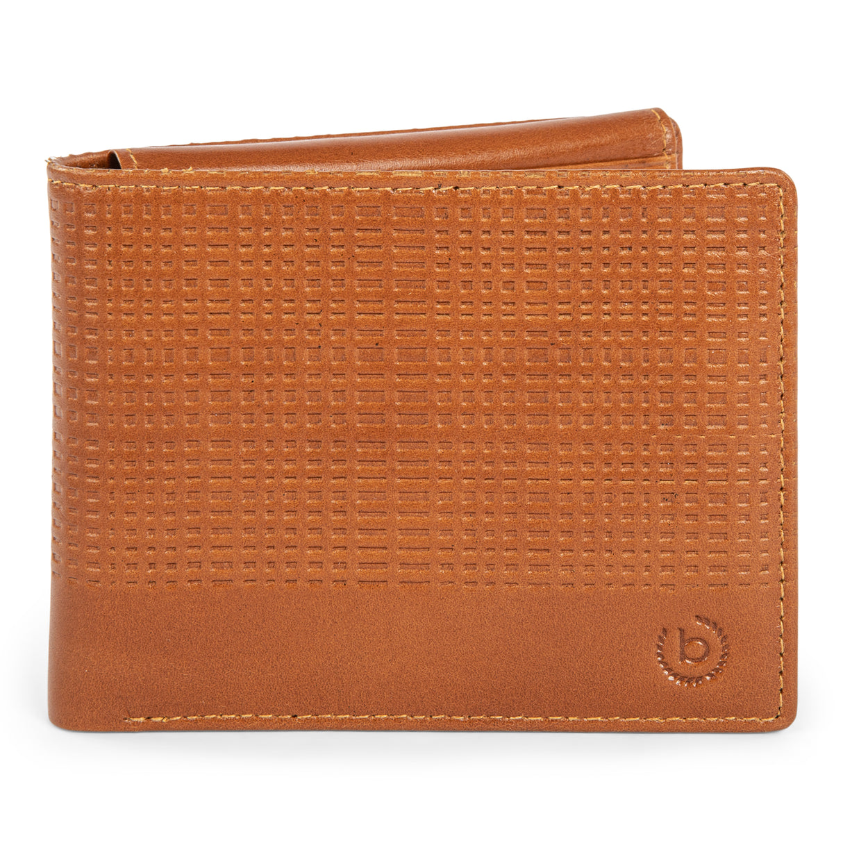 Bugatti Debossed Collection Flip Up Wallet-Leather