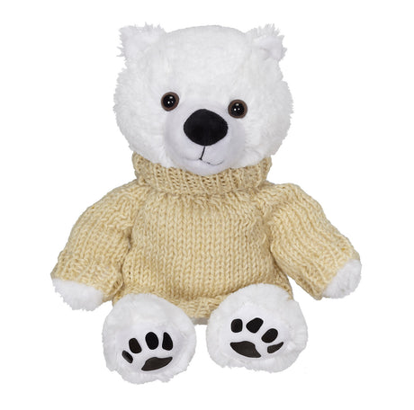 11" Justin Bear w/Hand Knit Embroidered Sweater