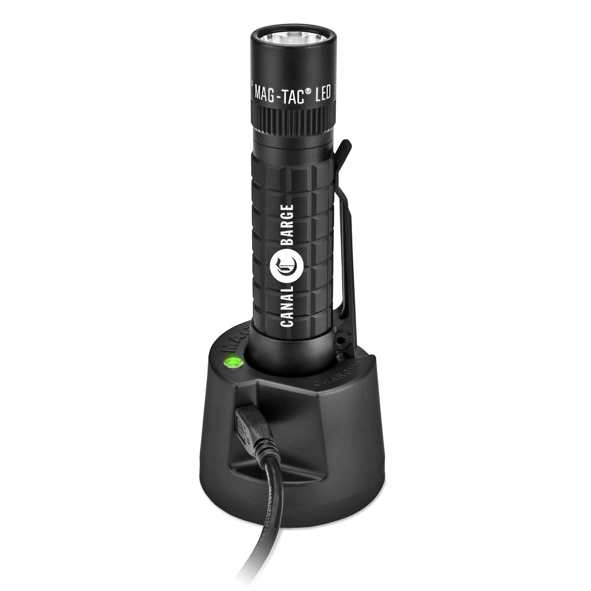 Maglite Magtac LED Rechargeable Flashlight System Plain Bezel