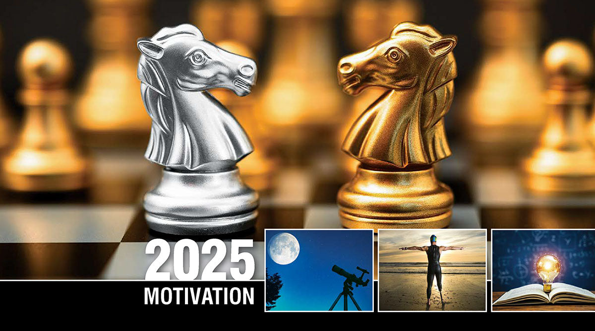 Motivation Desk Tent Calendar