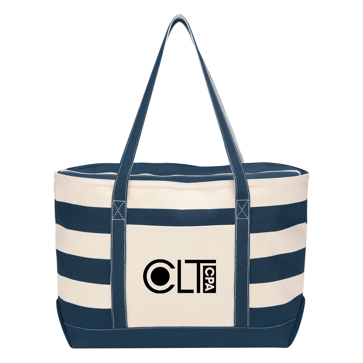 Cotton Canvas Nautical Tote Bag