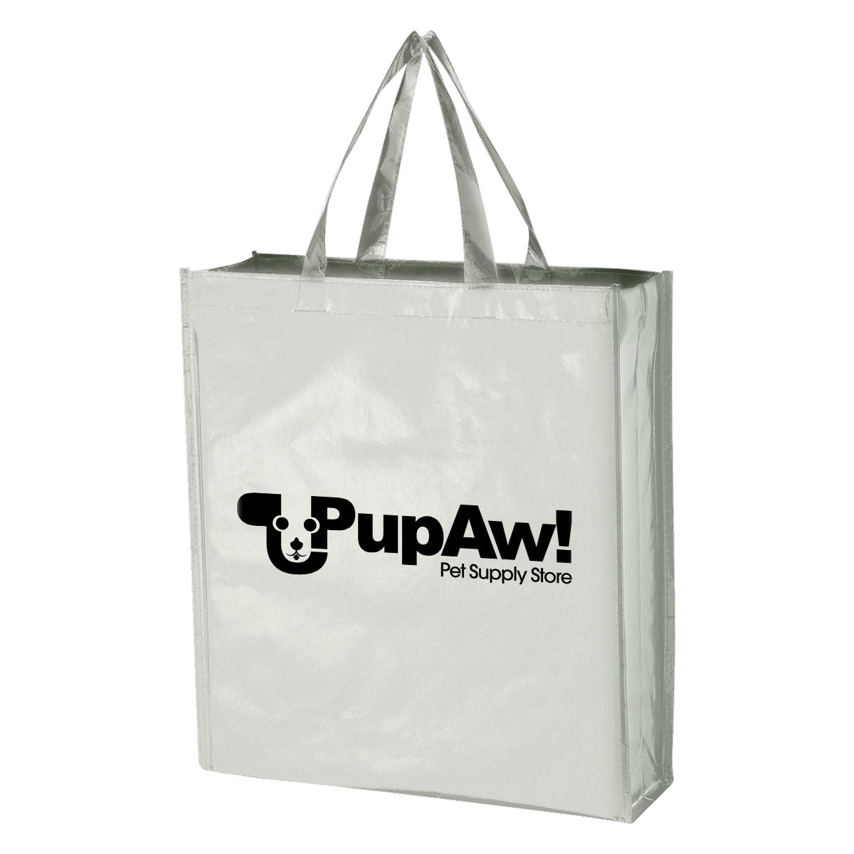 Metallic Non-woven Shopper Tote Bag