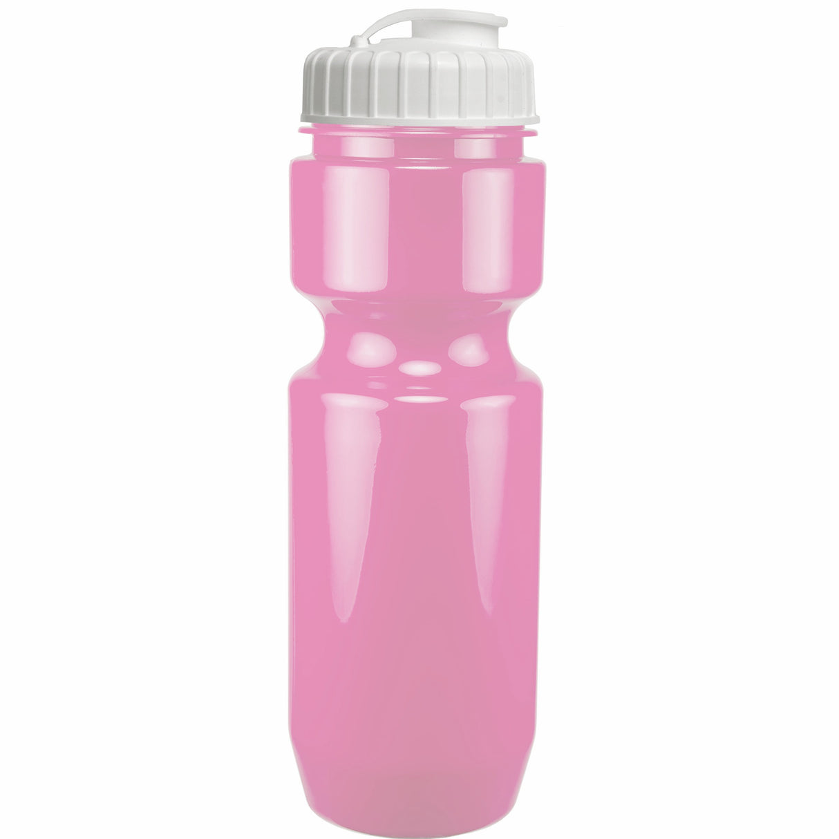 22 Oz. Bike Bottle w/ Flip Top Lid - Solid Colors