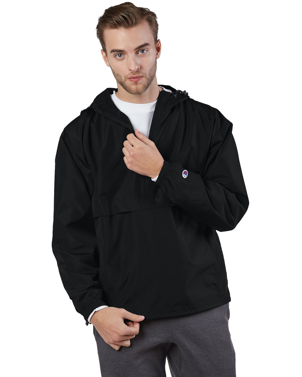 Champion Adult Packable Anorak 1/4 Zip Jacket