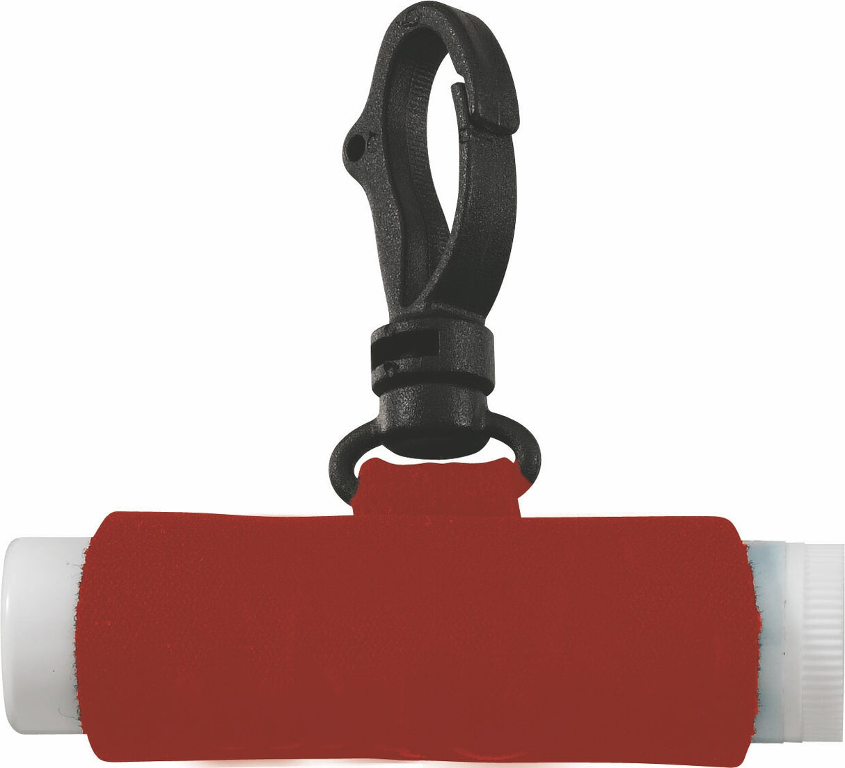 Neoprene Lip Balm Sleeve w/Swivel Snap Hook