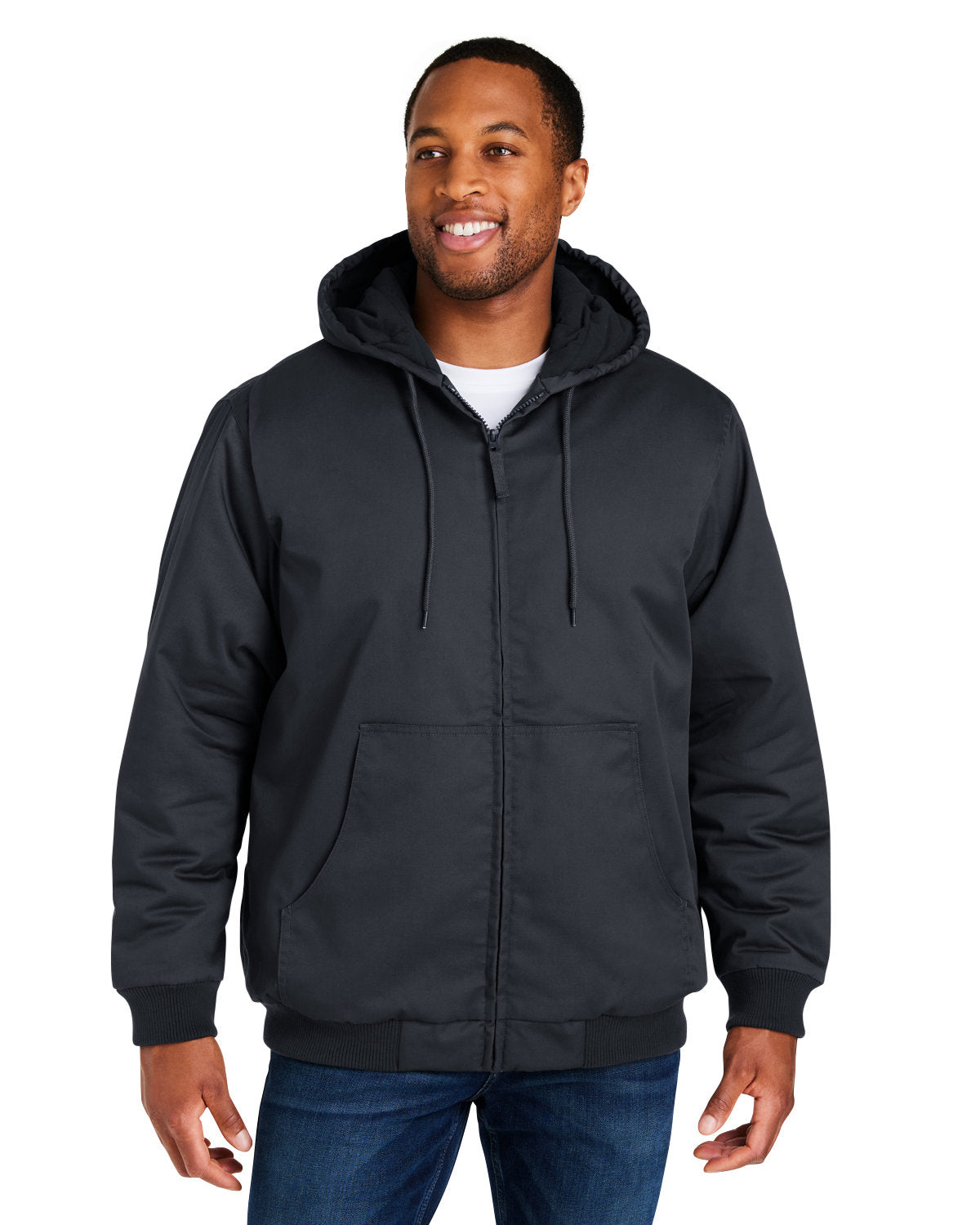 Harriton Unisex ClimaBloc® Heavyweight Hooded Full-Zip Jacket