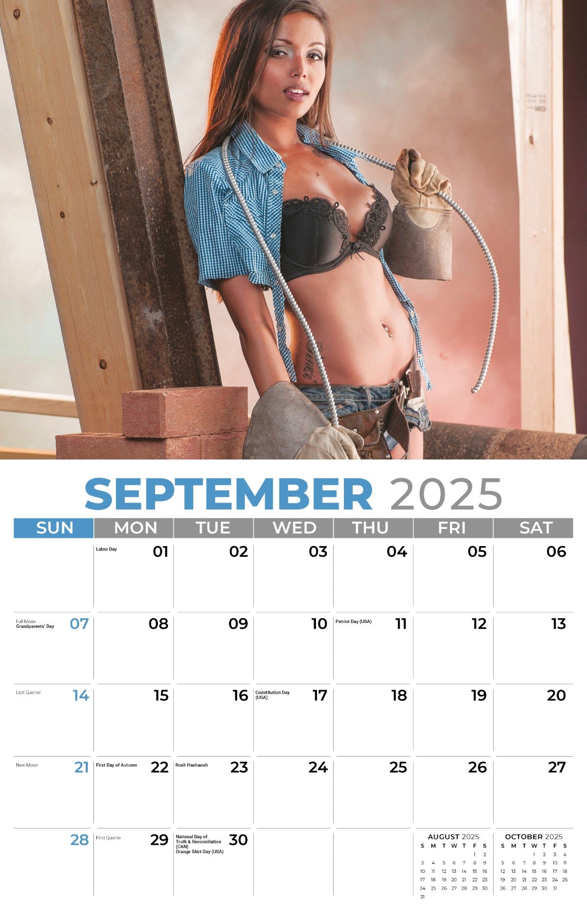 Galleria Wall Calendar 2025 Building Babes