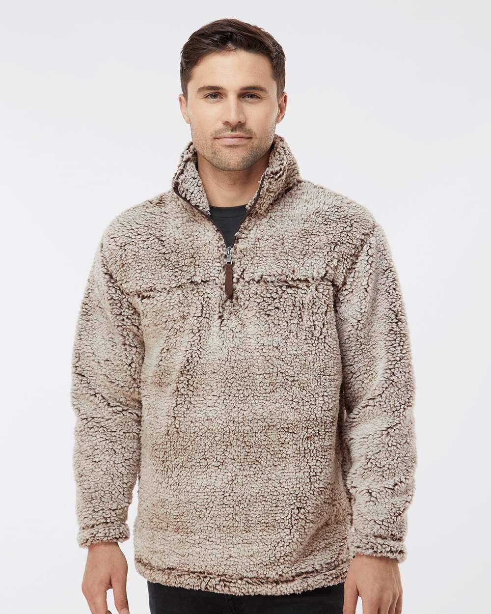 Boxercraft Unisex Sherpa Fleece Quarter-Zip Pullover
