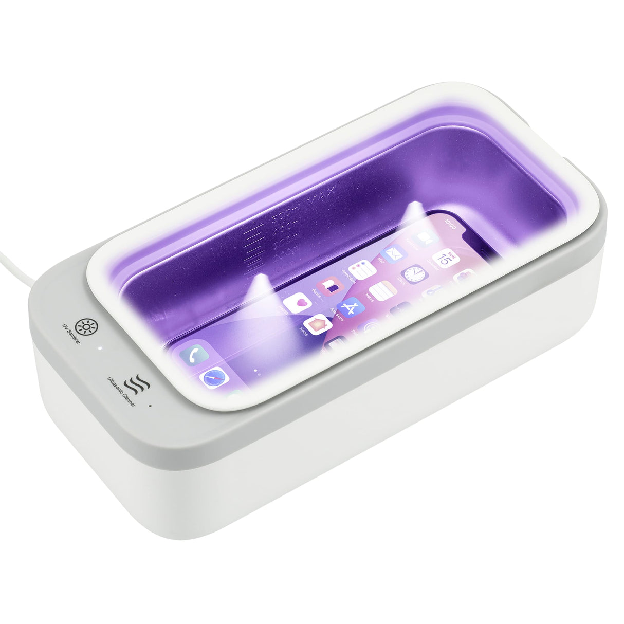 Ultrasonic Cleaner Wireless Charging UV Sanitizer