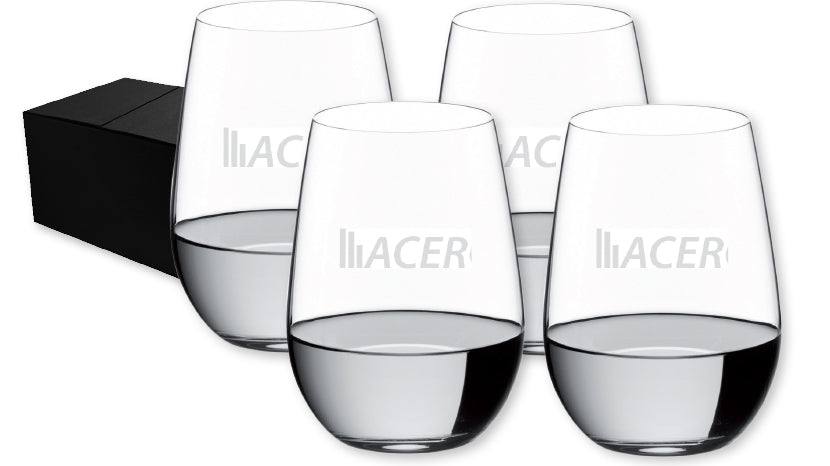 ~ Riesling/Sauvigion Blanc 13.25oz stemless Riedel Crystal S/4 Midnight giftbox